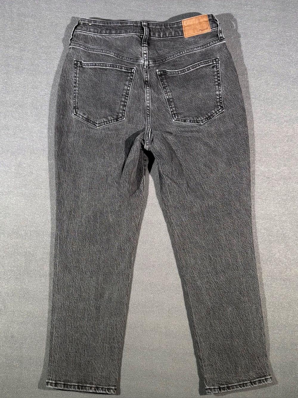 Madewell Straight-Leg Jeans in Washed Black - Picture 2 of 6